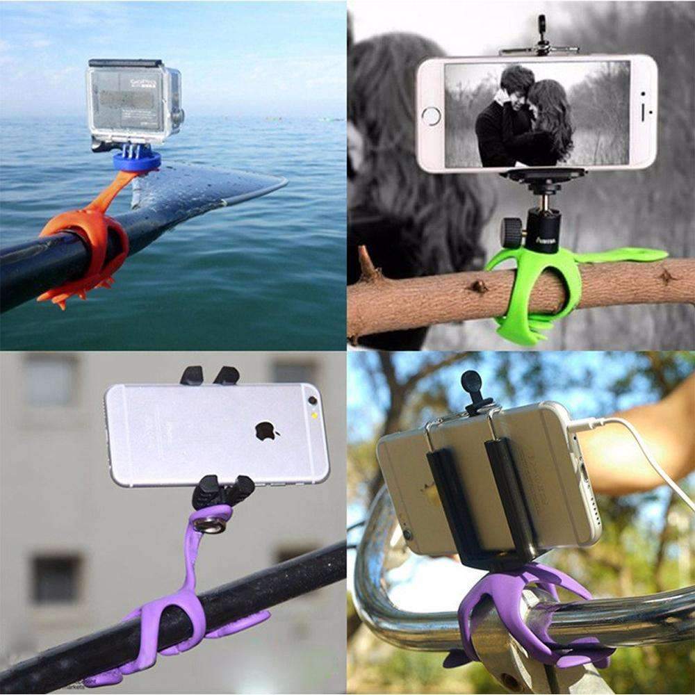 Octopus CameraTripod Portable - Amazing Flexible Gadget Holder!