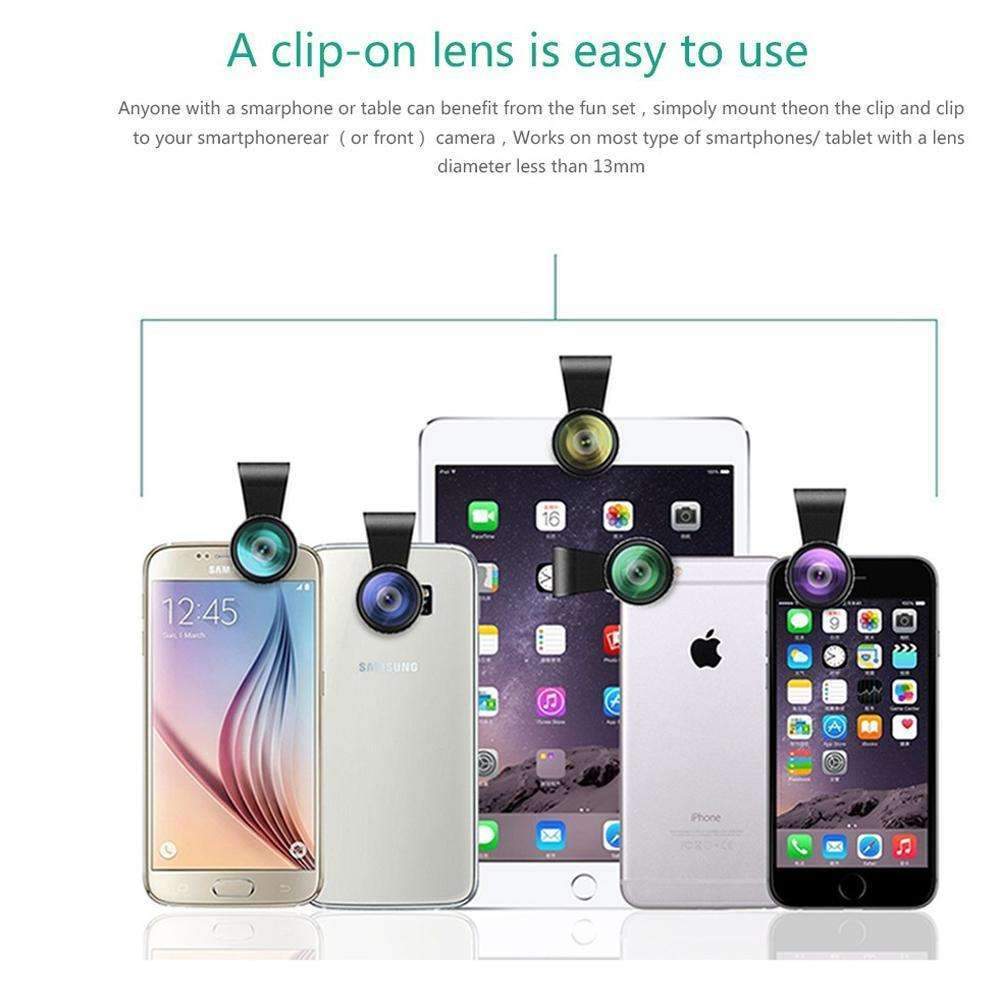 3 in 1 Lens Kit - Get Your Amazing Pictures Without Obscure!