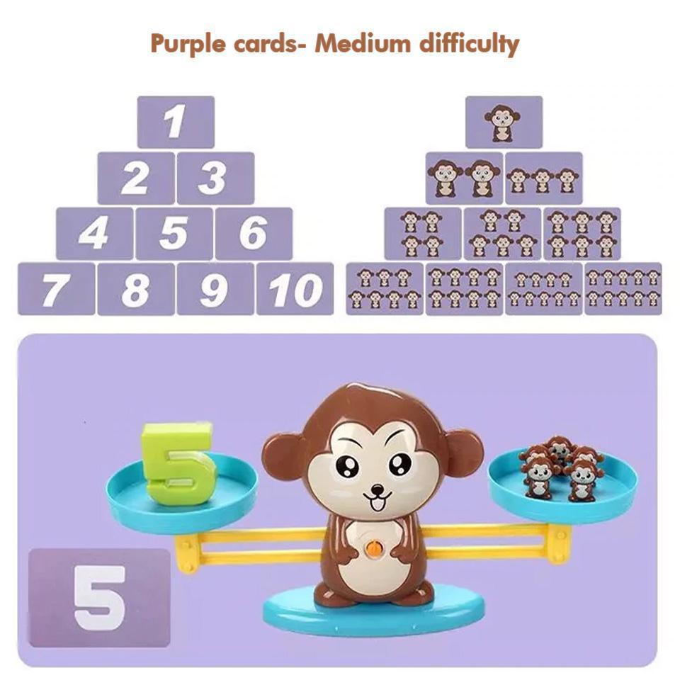 Monkey Balance Math Game