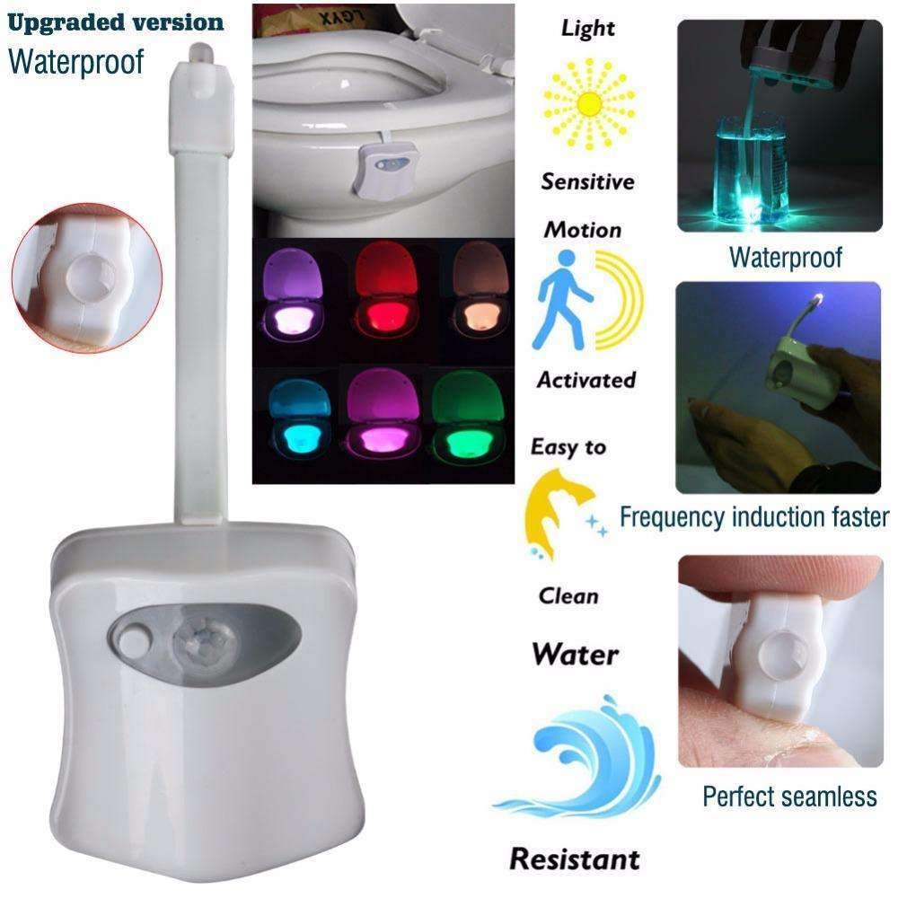 Light Bowl - Motion Activated Toilet Bowl Light - Light Up The Way!