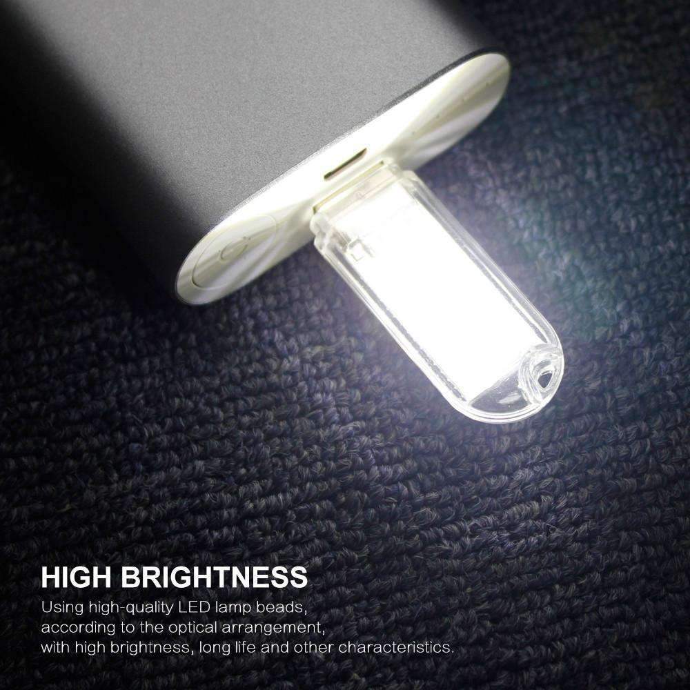 Mini USB LED Night Light - Cold White Lamp