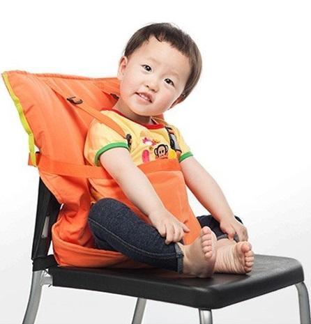 Portable Infant High chair Dining Foldable Baby Safety Seat With Belt