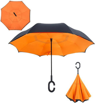 Double-Layer Hands-Free Inverted Umbrella