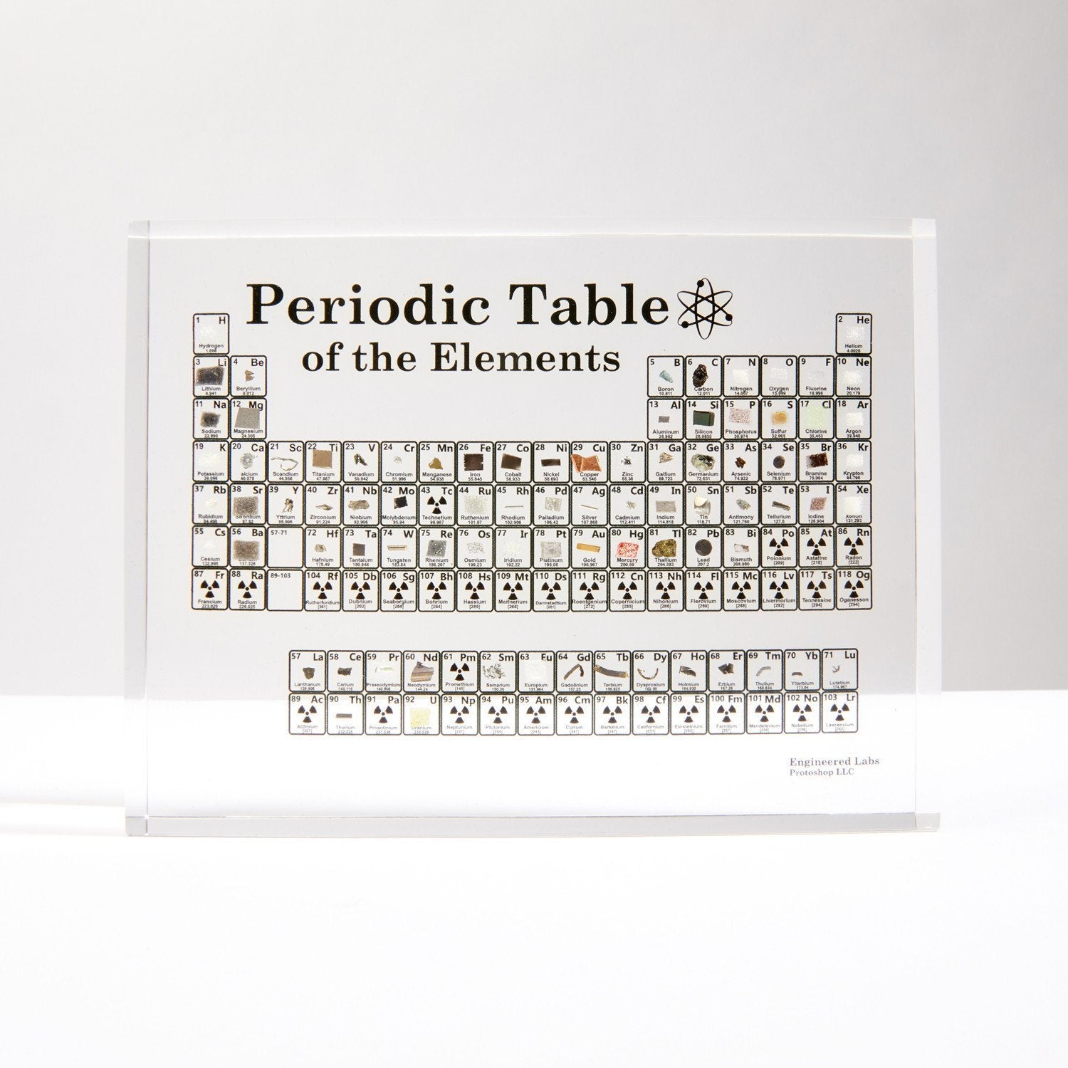 Periodic Table Real Elements Display