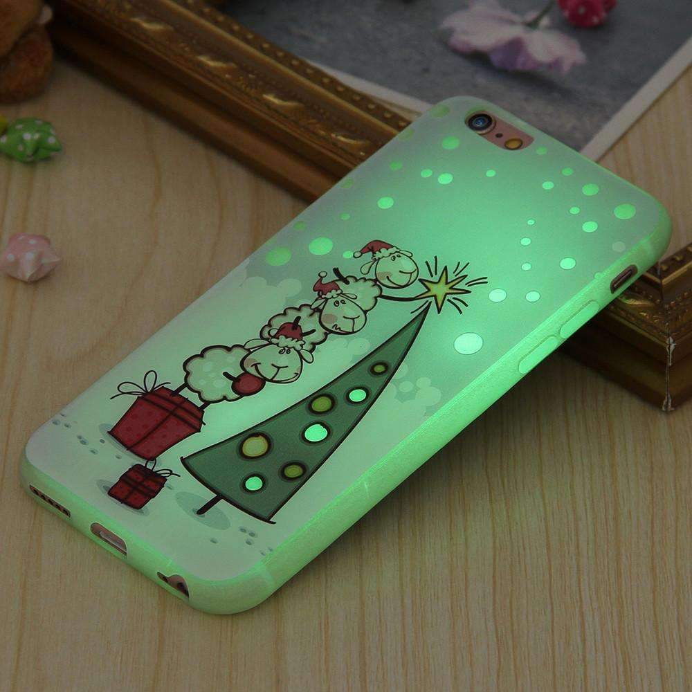 Christmas Luminous Case - Cute Christmas Phone Case For Family And Friends