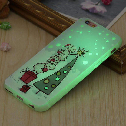 Christmas Luminous Case - Cute Christmas Phone Case For Family And Friends
