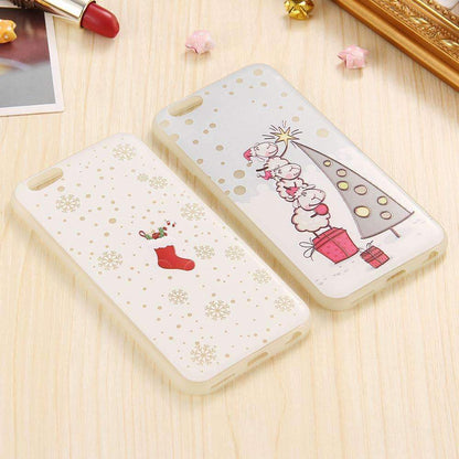 Christmas Luminous Case - Cute Christmas Phone Case For Family And Friends