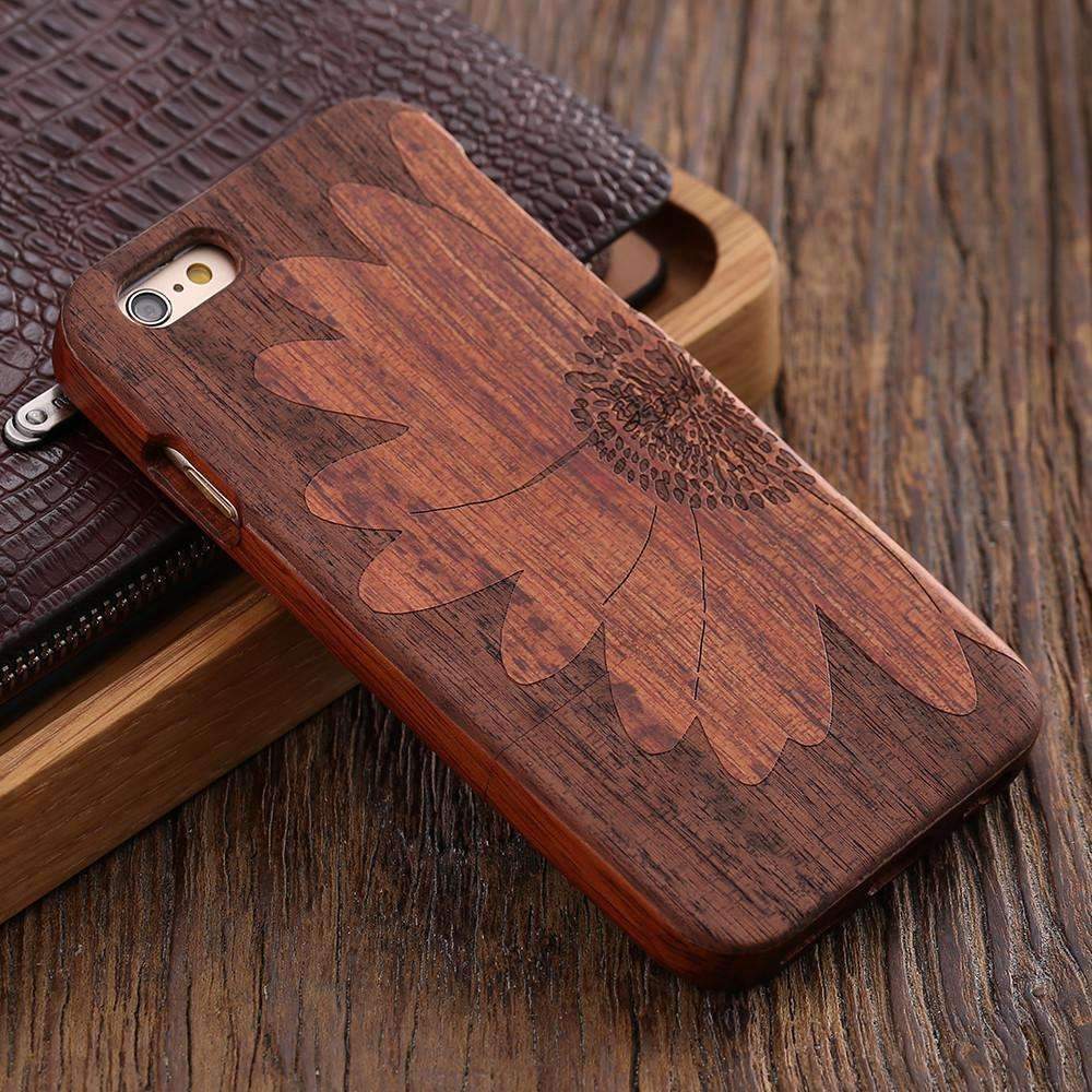 Wooden Phone Case -  Cute Phone Cases Anti Crash