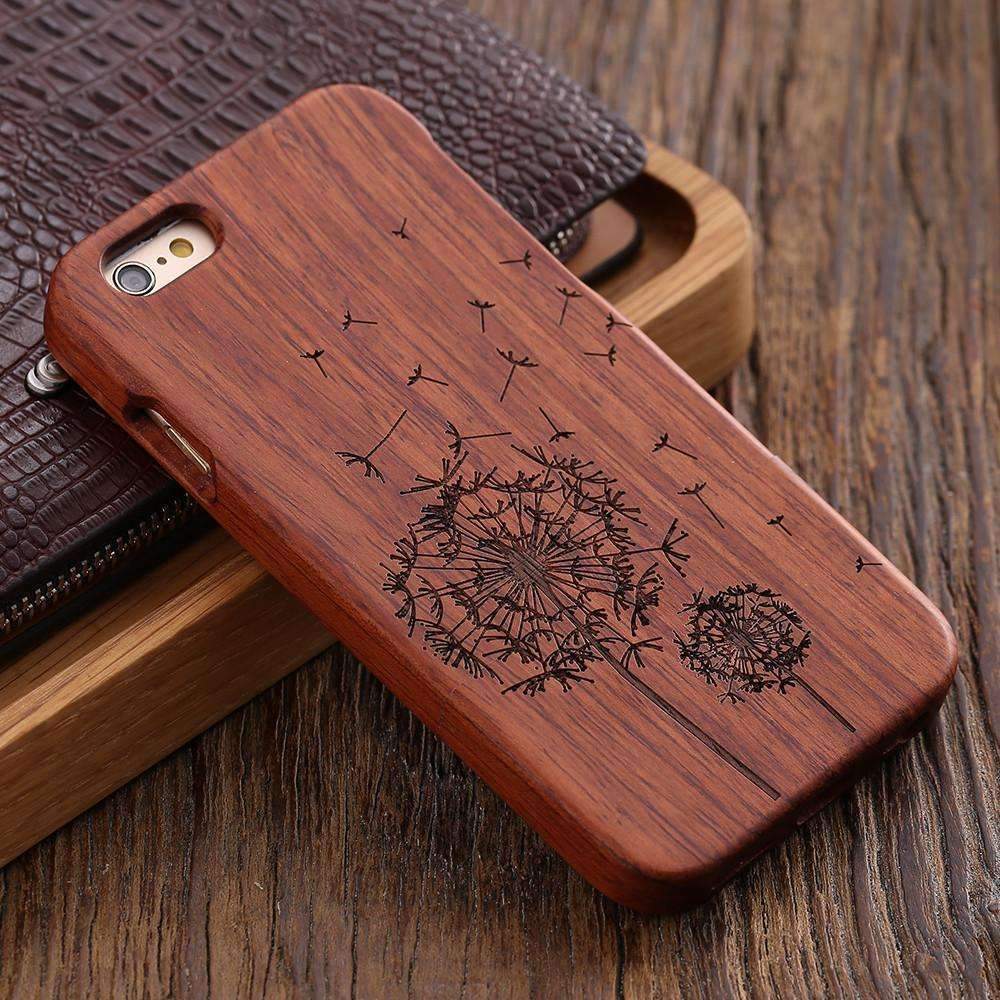Wooden Phone Case -  Cute Phone Cases Anti Crash