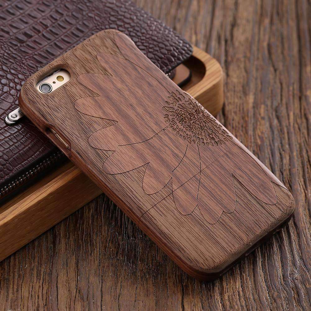 Wooden Phone Case -  Cute Phone Cases Anti Crash