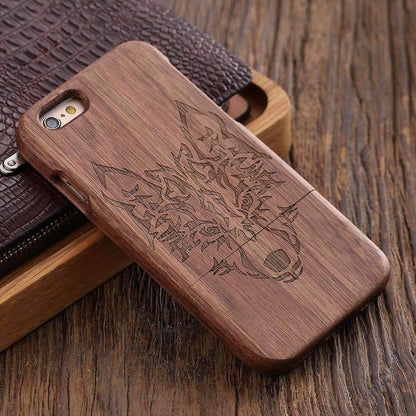 Wooden Phone Case -  Cute Phone Cases Anti Crash