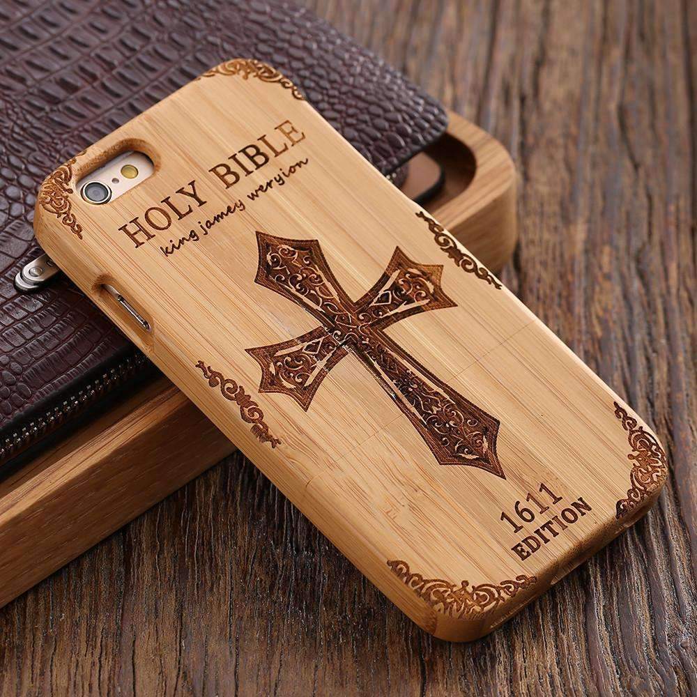 Wooden Phone Case -  Cute Phone Cases Anti Crash