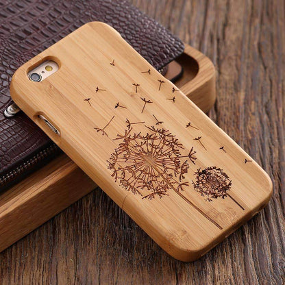 Wooden Phone Case -  Cute Phone Cases Anti Crash