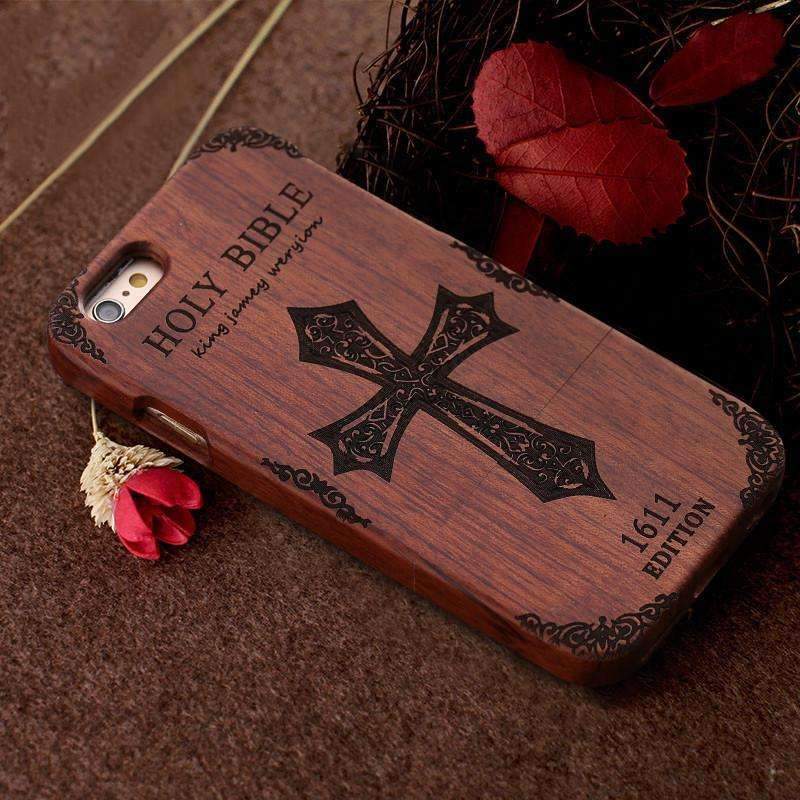 Wooden Phone Case -  Cute Phone Cases Anti Crash