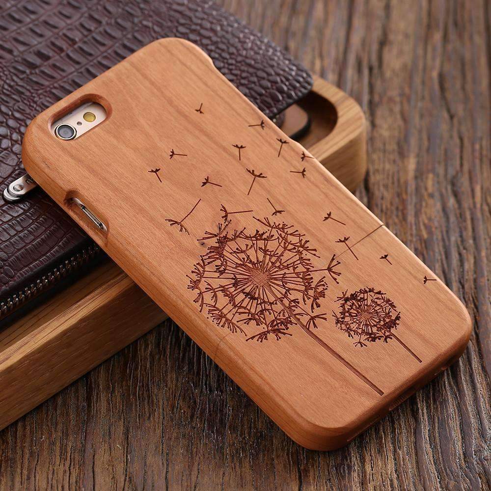 Wooden Phone Case -  Cute Phone Cases Anti Crash