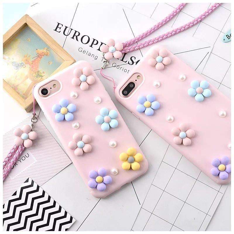 3D Flowers Case - Modern Artistic Floral iPhone Case