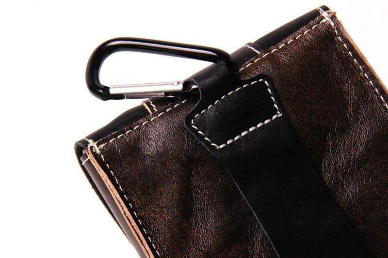 Luxury Genuine Leather Case Phone Bag for iPhone and Samsung Galaxy Note