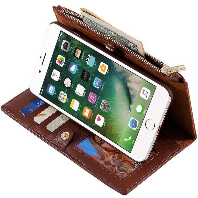 2 IN 1 Leather Wallet Cases - High Quality and Nicely Made