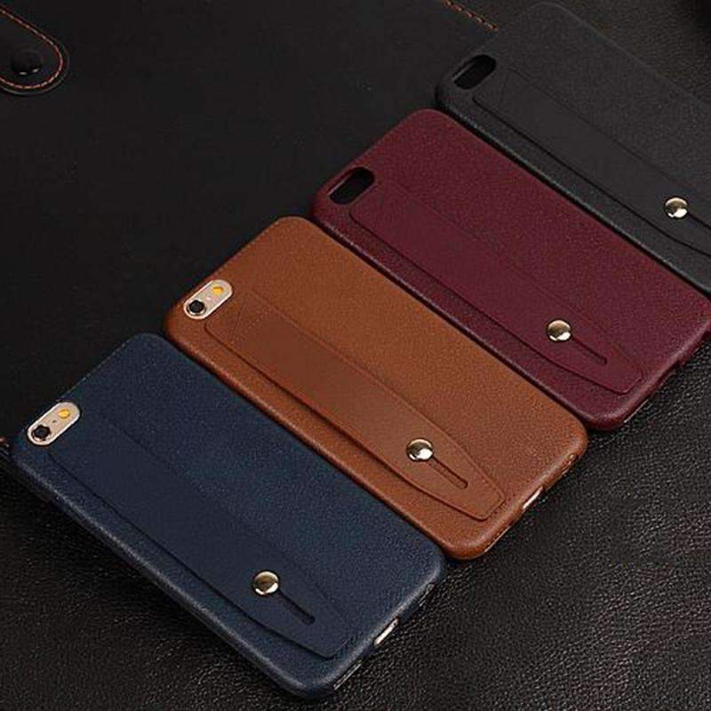 Phone Back Cover Case With Holder Bracket For iPhone
