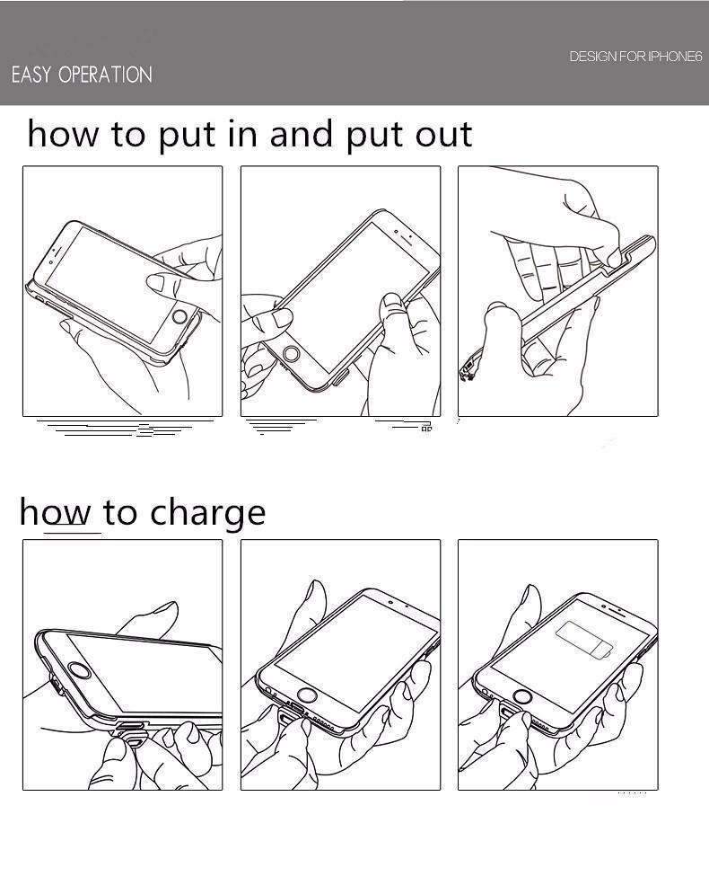 Battery Charger Phone Case - Power Bank And Extra Protection