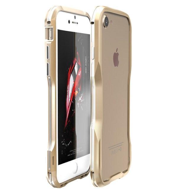 New Metal Shockproof Premium Frame Case w/ Sound Chamber - Aluminum Frame for iPhone 7 8 X XS XR Series