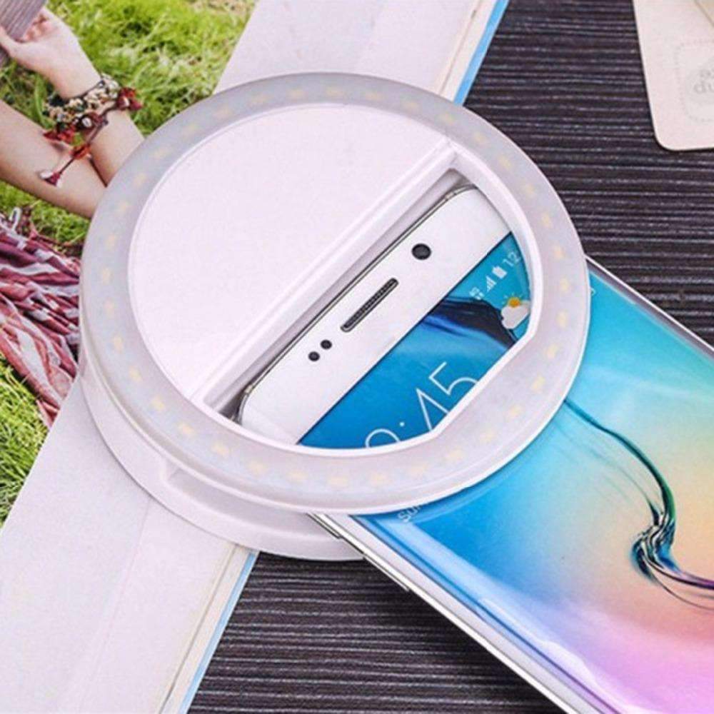 Portable Selfie Ring Light Flash LED Camera Phone - Time to Take Better Selfies!