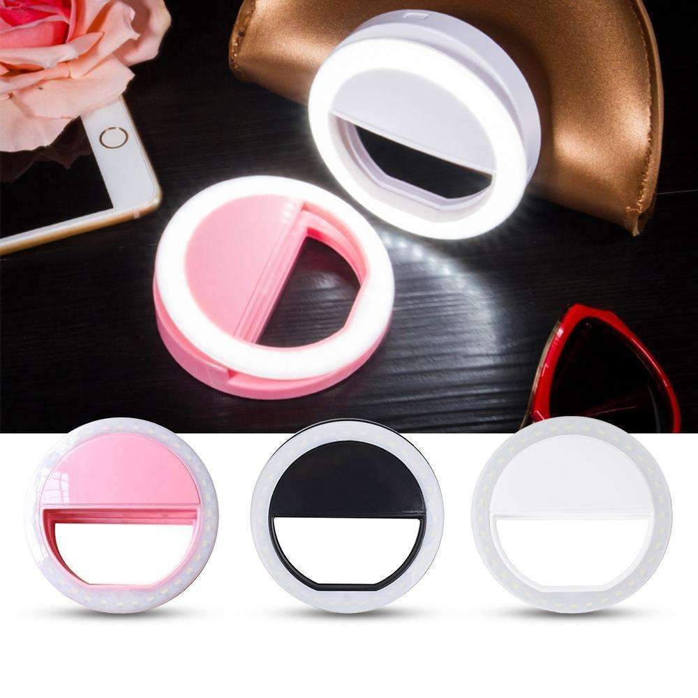 Portable Selfie Ring Light Flash LED Camera Phone - Time to Take Better Selfies!