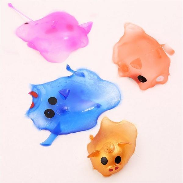 Shape Memory Pig Splat Toy