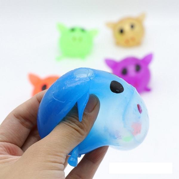 Shape Memory Pig Splat Toy