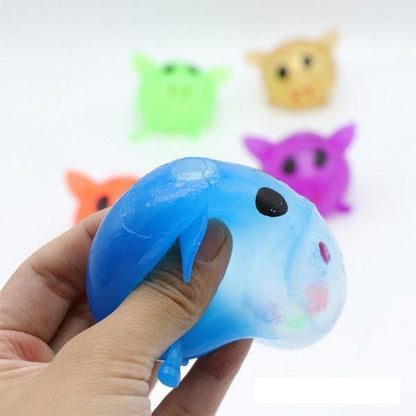Shape Memory Pig Splat Toy