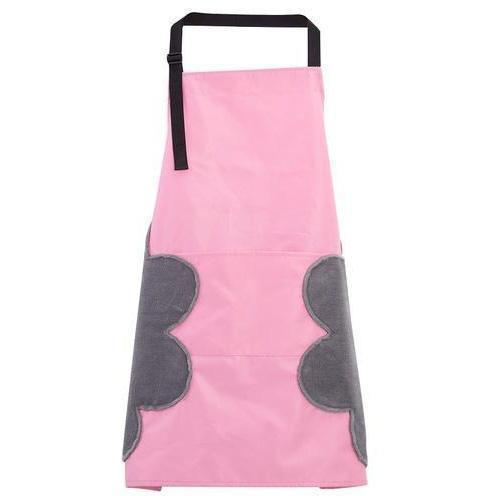 Kitchen Apron with Hand Wipers