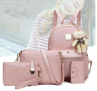 Fashion Women's Cute Bear Set Bag