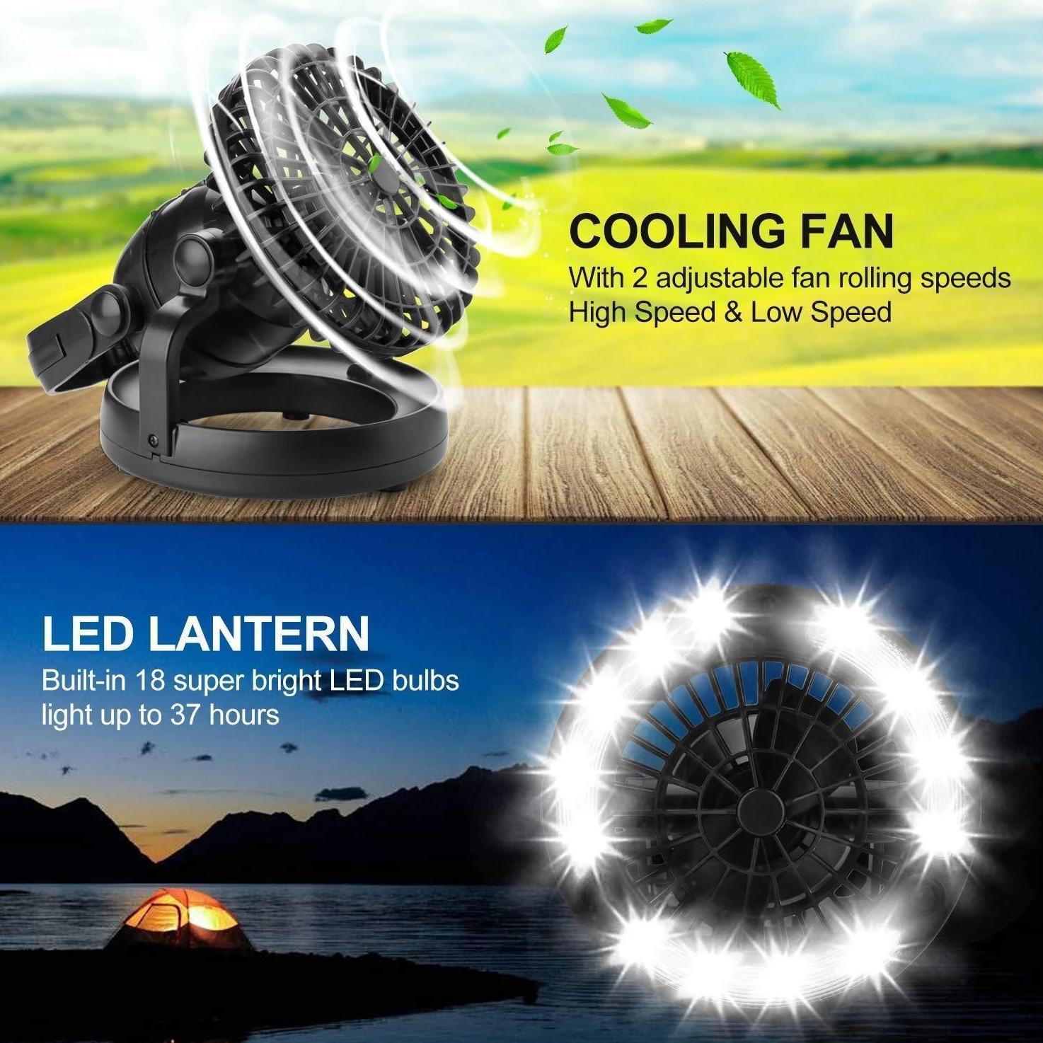 Camping Fan Light