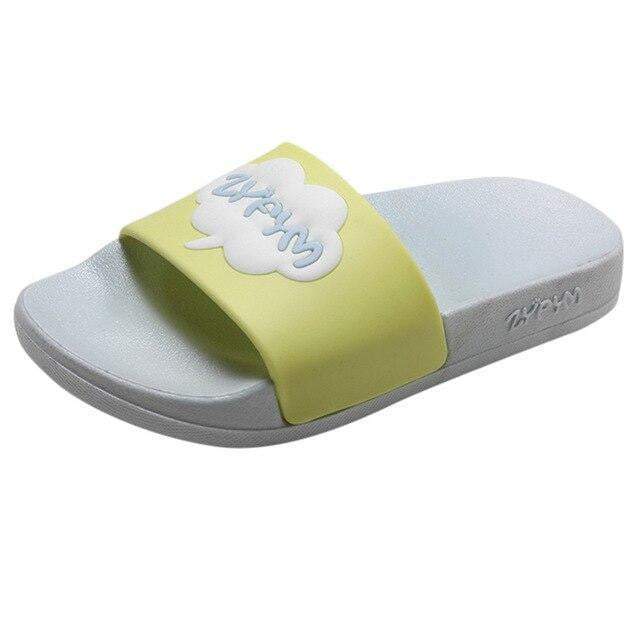 New cartoon rainbow unicorn slippers