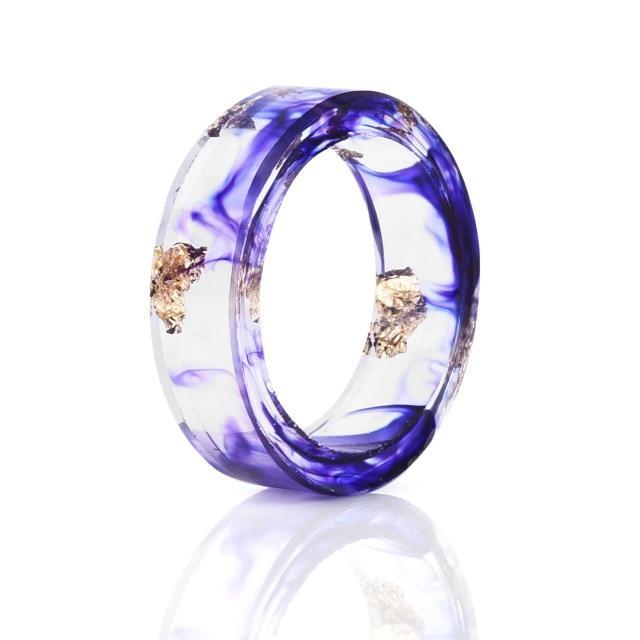 Gold Foil Resin Ring