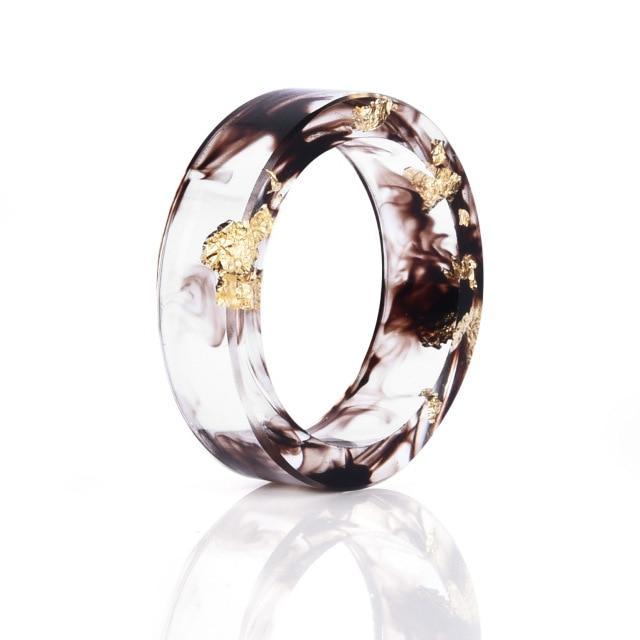 Gold Foil Resin Ring