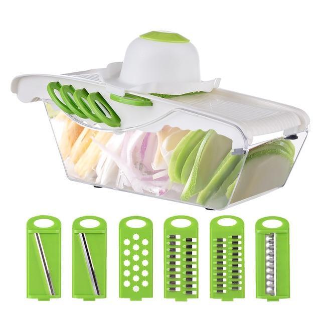 7 Blades Vegetable Mandoline Slicer