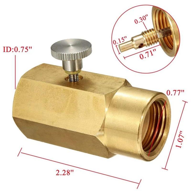 CO2 Refill Adapter Connector Cylinder Kit