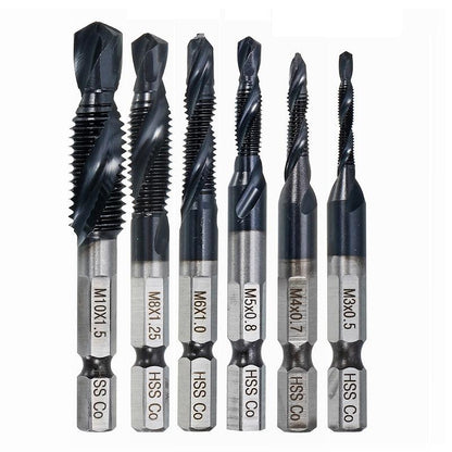 Combination Drill Tap Bit Set