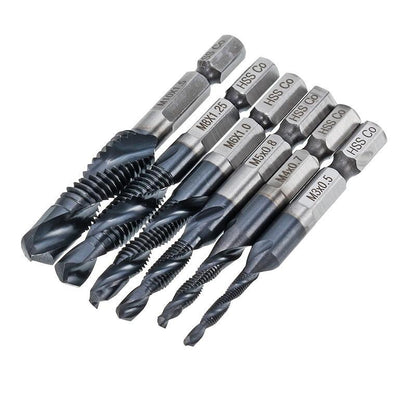 Combination Drill Tap Bit Set