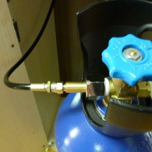 Club External Hose Adapter Kit to CGA320 CO2 Tank