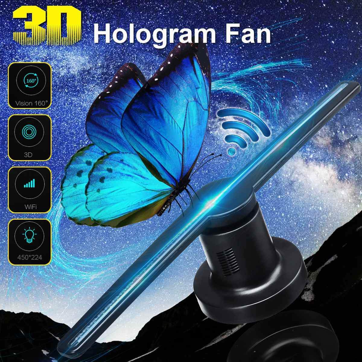 3d Hologram Led Display Projector Fan