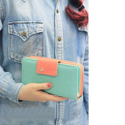 Women Wallets New Winter Fashion Trends Pumping Multi-card Position Two Fold Wallet
