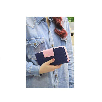Women Wallets New Winter Fashion Trends Pumping Multi-card Position Two Fold Wallet