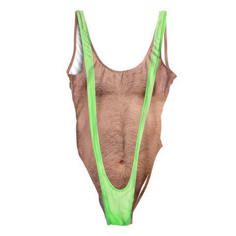 Hairy Chest Bathing Suit