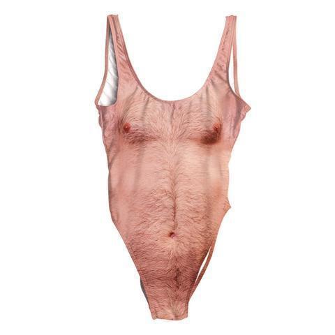 Hairy Chest Bathing Suit