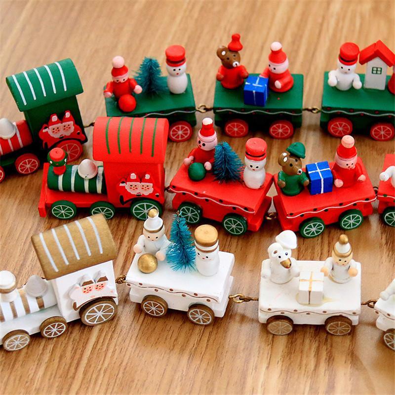 Wood Christmas Train