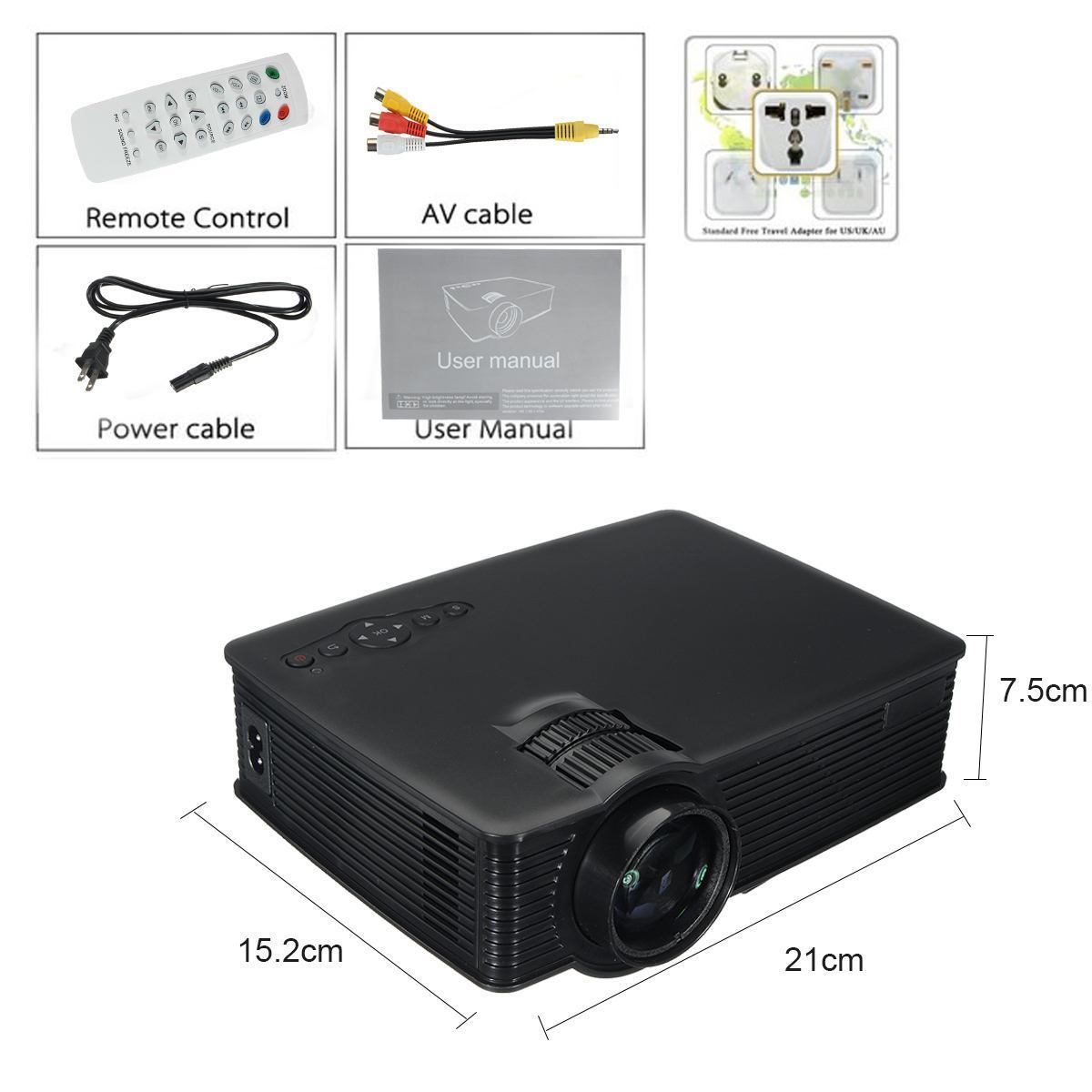 Lumens 3D DLP Home Theater Projector