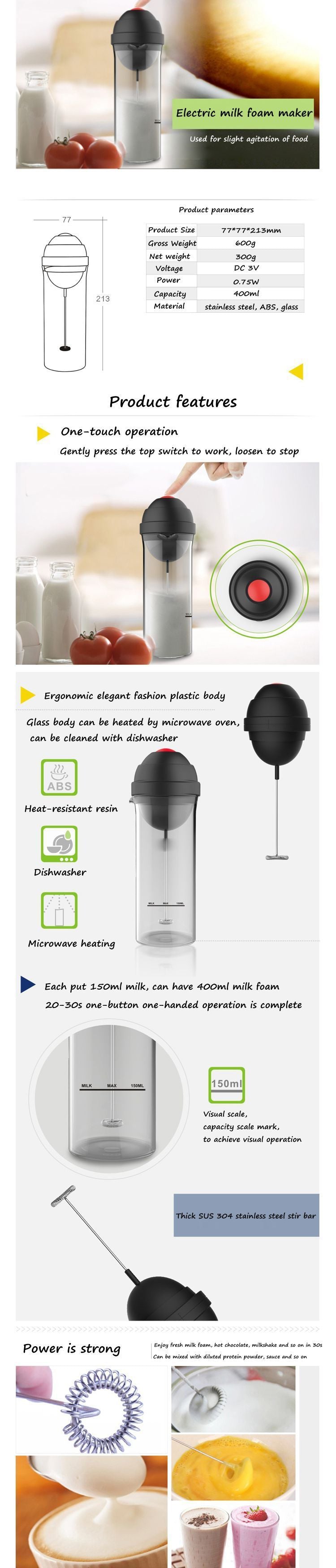 Electric Handheld Milk Frother