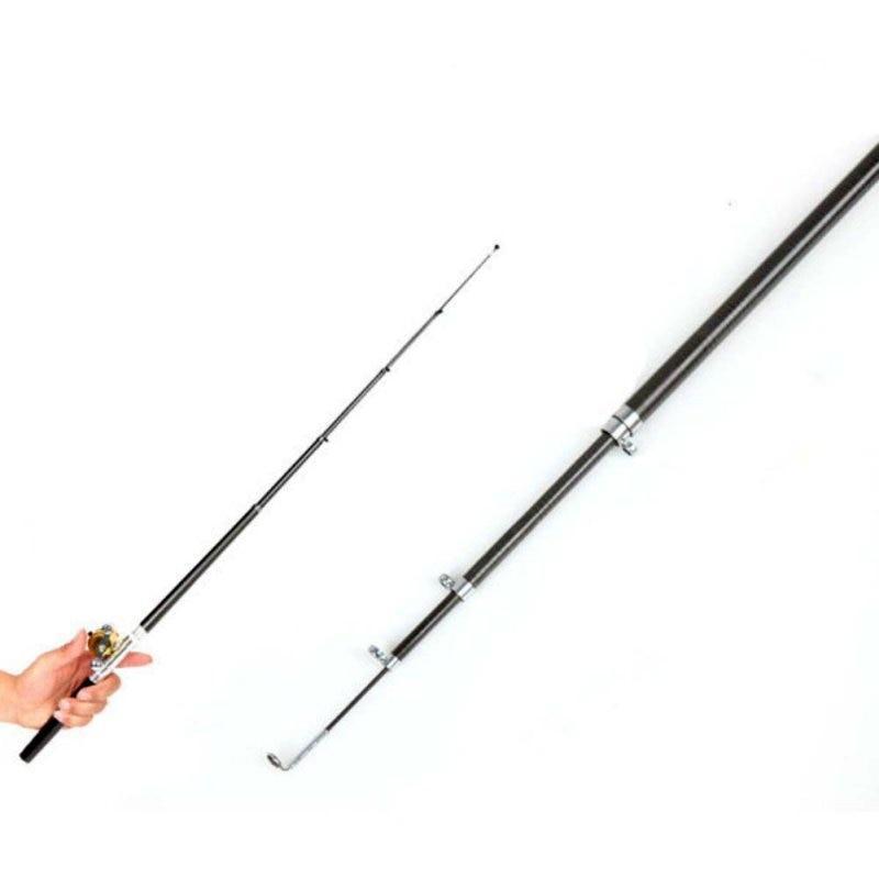 Pocket Rocket Angler Rod With Reel For Fishing Pole